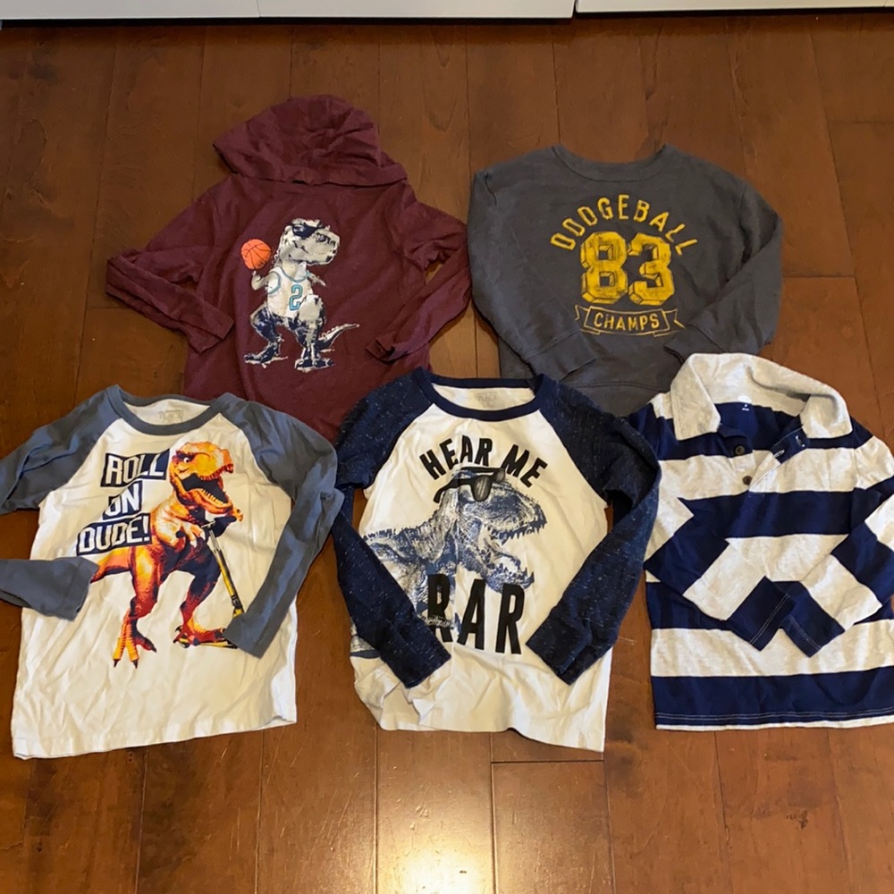 5 Boy shirts all 5t.